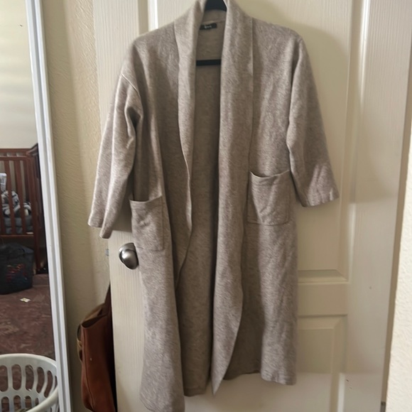 Harrods Sweaters - Harrods cashmere long cardigan 3/4 sleeve